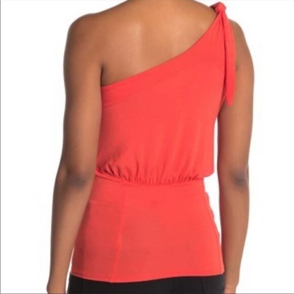 Free People Shindig One Shoulder Top Orange Large - Picture 11 of 11